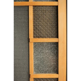 黄色ガラスのドア　GD0113 