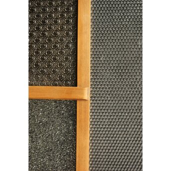 黄色ガラスのドア　GD0113 