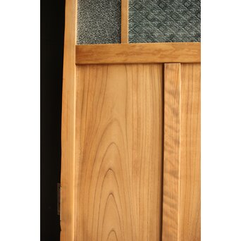 黄色ガラスのドア　GD0113 