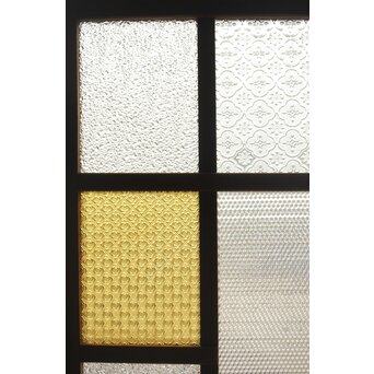 黄色ガラスのドア　GD0113 