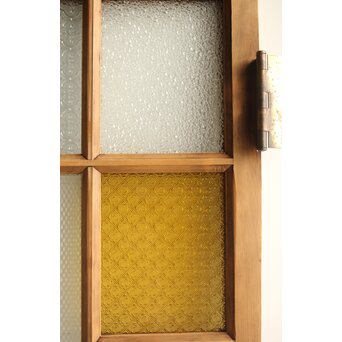 黄色ガラスのドア　GD0113 