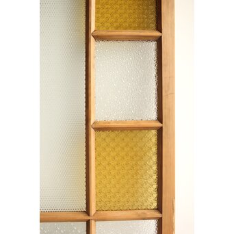 黄色ガラスのドア　GD0113 