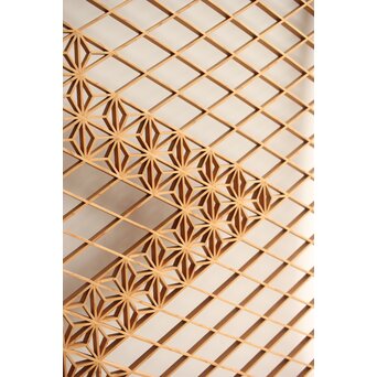 組子中型書院 2枚1組　R0216 