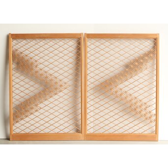 組子中型書院 2枚1組　R0216 