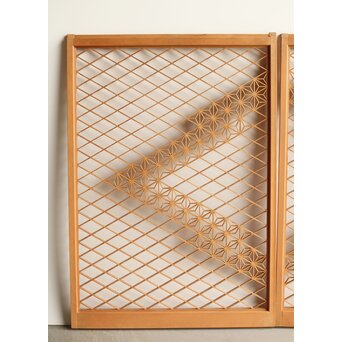 組子中型書院 2枚1組　R0216 