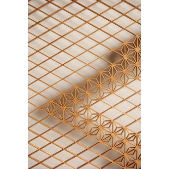 組子中型書院 2枚1組　R0216 