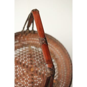 横田峰斎/峯斎か 竹花籠　U296 