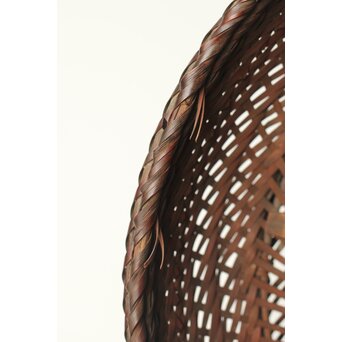 横田峰斎/峯斎か 竹花籠　U296 