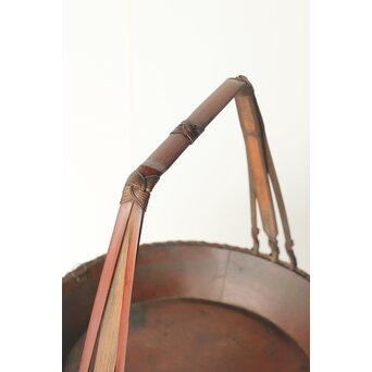 横田峰斎/峯斎か 竹花籠　U296 