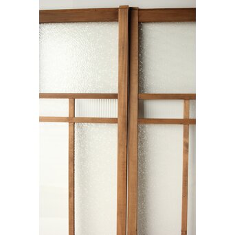 プレスと緑色ガラスの建具 2枚1組　GD0115Y 