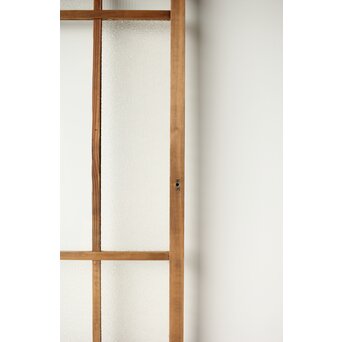 プレスと緑色ガラスの建具 2枚1組　GD0115Y 