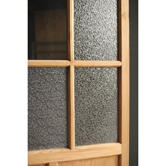 プレスと緑色ガラスの建具 2枚1組　GD0115Y 