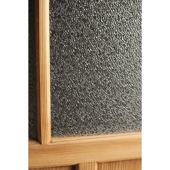 プレスと緑色ガラスの建具 2枚1組　GD0115Y 