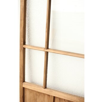 プレスと緑色ガラスの建具 2枚1組　GD0115Y 