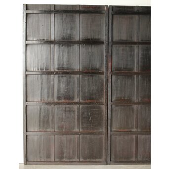 時代飴色板戸 4枚1組　B1020Y 