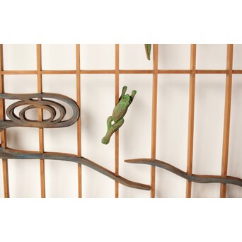 彩色書院 小野道風 柳に蛙 2枚1組　R0221 