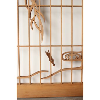 彩色書院 小野道風 柳に蛙 2枚1組　R0221 