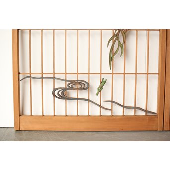 彩色書院 小野道風 柳に蛙 2枚1組　R0221 