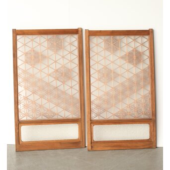 多種組子書院建具 2枚1組　R0224 