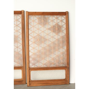 多種組子書院建具 2枚1組　R0224 