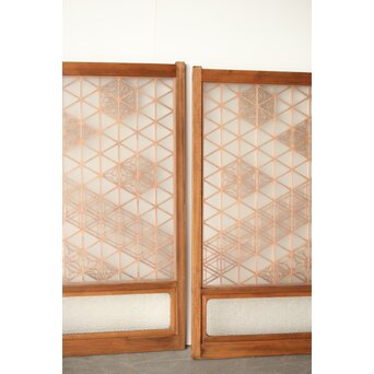 多種組子書院建具 2枚1組　R0224 