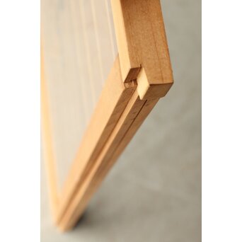 鶴亀木彫 大型ガラス書院 2枚1組　R0225 