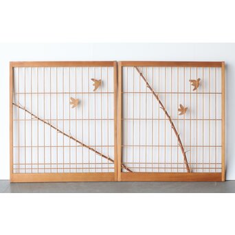 本竹仕様 竹雀 書院戸 2枚1組　R0226 