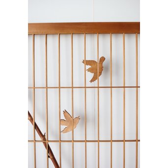 本竹仕様 竹雀 書院戸 2枚1組　R0226 