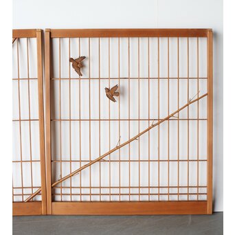 本竹仕様 竹雀 書院戸 2枚1組　R0226 