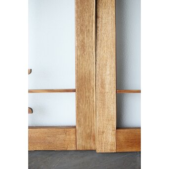 松葉組子 堅木プレスガラス戸 2枚1組　GD0117 