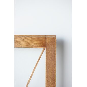 松葉組子 堅木プレスガラス戸 2枚1組　GD0117 