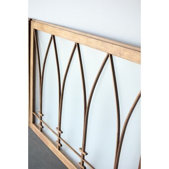 松葉組子 堅木プレスガラス戸 2枚1組　GD0117 