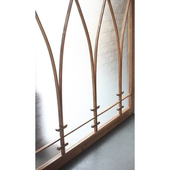 松葉組子 堅木プレスガラス戸 2枚1組　GD0117 