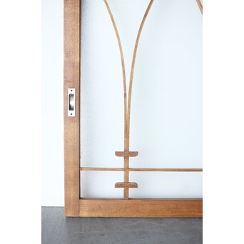 松葉組子 堅木プレスガラス戸 2枚1組　GD0117 