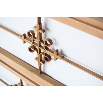 曲木組子天袋小引戸M 4枚1組　R0227 