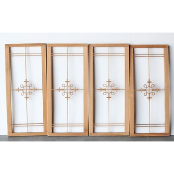 曲木組子天袋小引戸M 4枚1組　R0227 