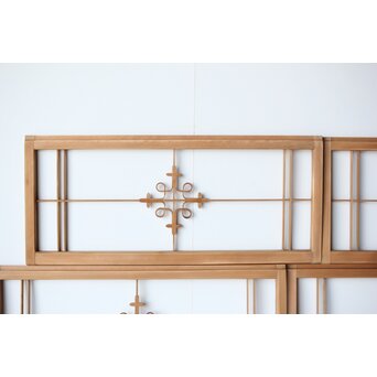 曲木組子天袋小引戸M 4枚1組　R0227 