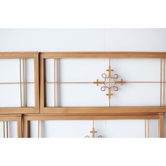 曲木組子天袋小引戸M 4枚1組　R0227 