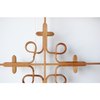 曲木組子天袋小引戸M 4枚1組　R0227 