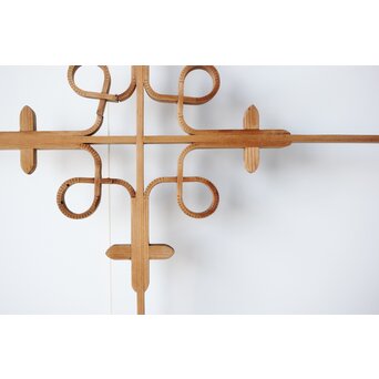 曲木組子天袋小引戸M 4枚1組　R0227 