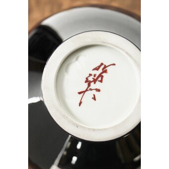 人間国宝 三代徳田正彦/八十吉 九谷彩釉壺 共箱  P348 