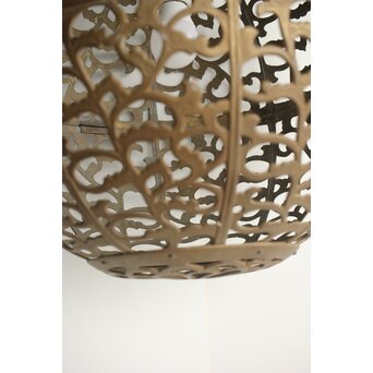 特大球体唐草文銅照明/灯籠　A039 