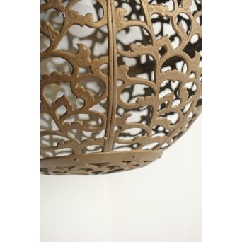 特大球体唐草文銅照明/灯籠　A039 