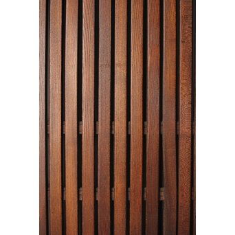 総欅 面取化粧格子蔵戸　W073Y 