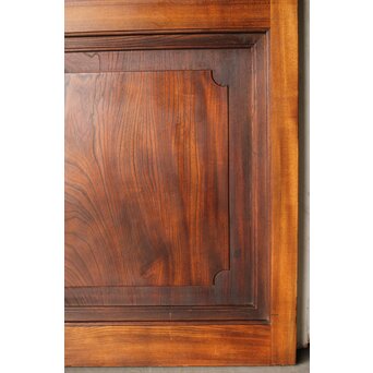 総欅 面取化粧格子蔵戸　W073Y 