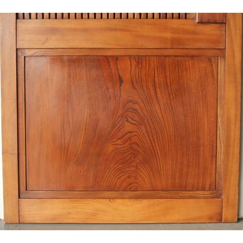 総欅 面取化粧格子蔵戸　W073Y 