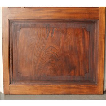 総欅 面取化粧格子蔵戸　W073Y 