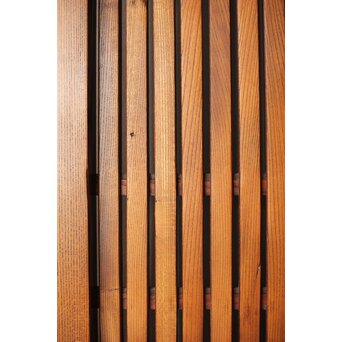 総欅 面取化粧格子蔵戸　W073Y 