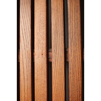 総欅 面取化粧格子蔵戸　W073Y 