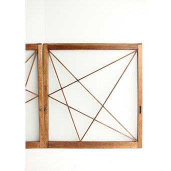 幾何学的 ガラス引戸 2枚1組　GD0118 